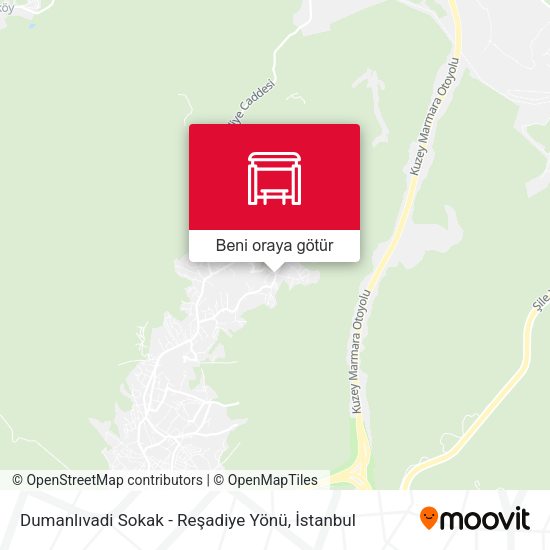 Dumanlıvadi Sokak - Reşadiye Yönü harita