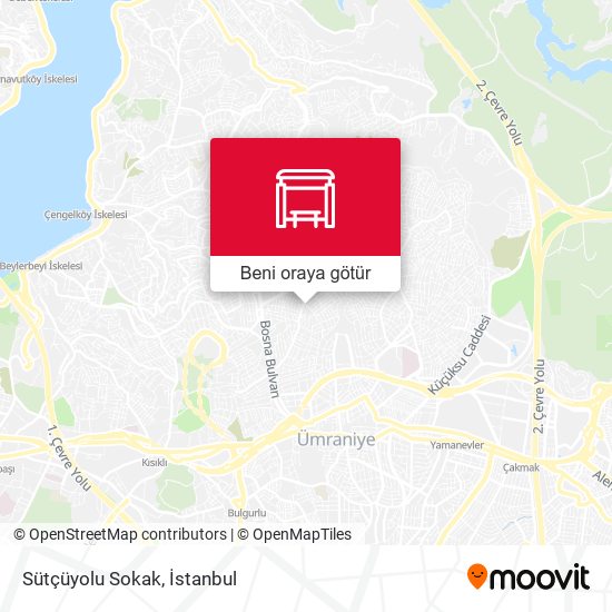 Sütçüyolu Sokak harita