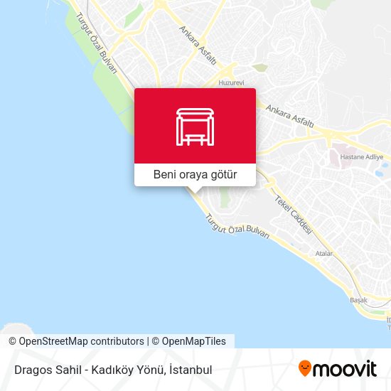 Dragos Sahil - Kadıköy Yönü harita