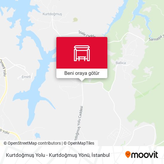 Kurtdoğmuş Yolu - Kurtdoğmuş Yönü harita