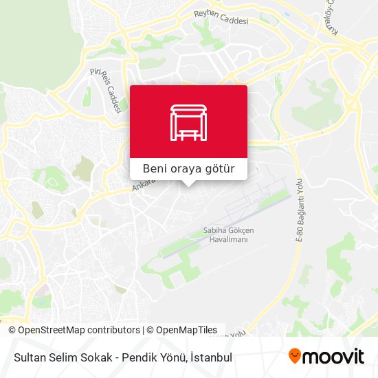 Sultan Selim Sokak - Pendik Yönü harita