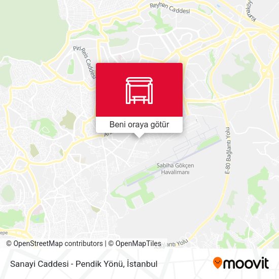 Sanayi Caddesi - Pendik Yönü harita