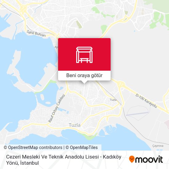 Cezeri Mesleki Ve Teknik Anadolu Lisesi - Kadıköy Yönü harita