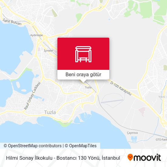 Hilmi Sonay İlkokulu - Bostancı 130 Yönü harita