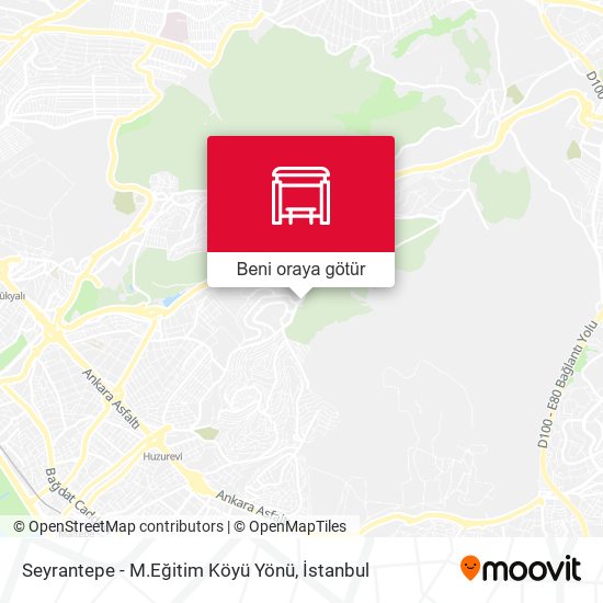 Seyrantepe - M.Eğitim Köyü Yönü harita