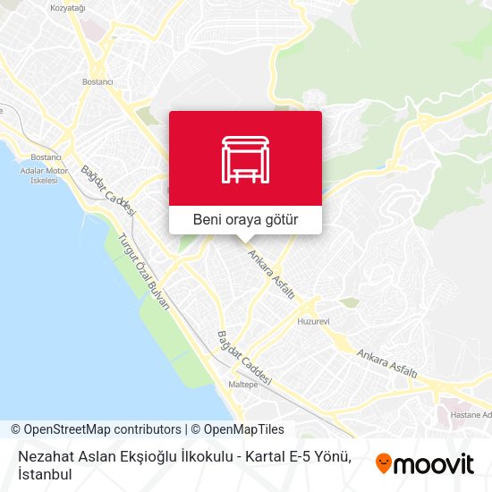 Nezahat Aslan Ekşioğlu İlkokulu - Kartal E-5 Yönü harita