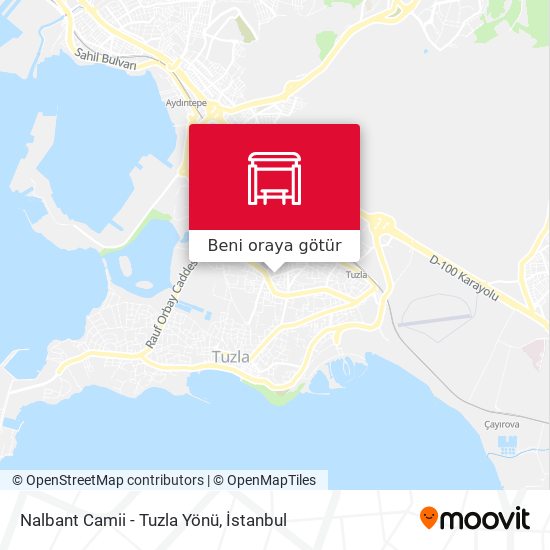 Nalbant Camii - Tuzla Yönü harita