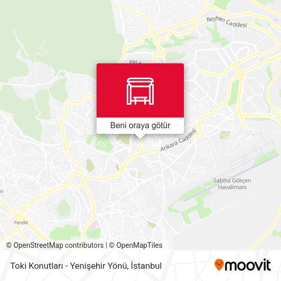 Toki Konutları - Yenişehir Yönü harita