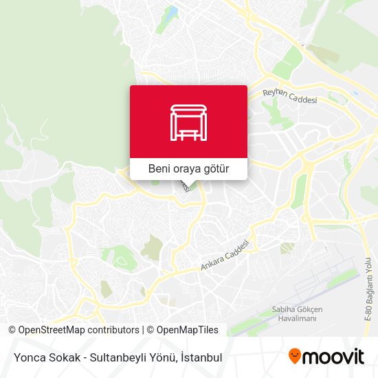 Yonca Sokak - Sultanbeyli Yönü harita