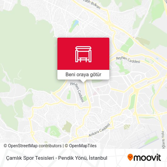 Çamlık Spor Tesisleri - Pendik Yönü harita