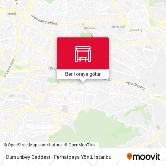 Dursunbey Caddesi - Ferhatpaşa Yönü harita