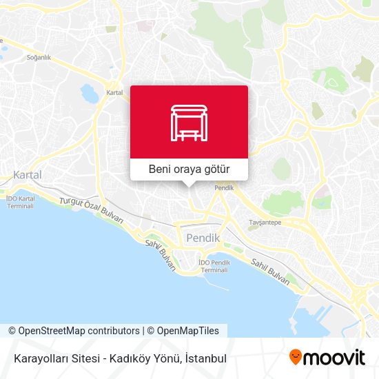 Karayolları Sitesi - Kadıköy Yönü harita