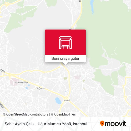 Şehit Aydın Çelik - Uğur Mumcu Yönü harita