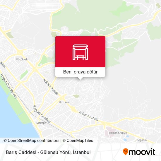 Barış Caddesi - Gülensu Yönü harita