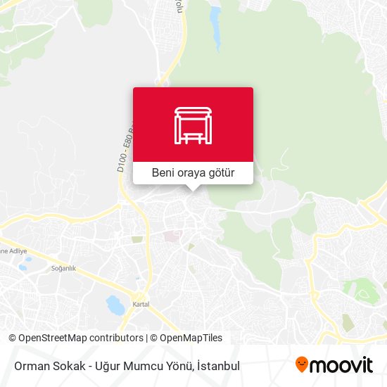 Orman Sokak - Uğur Mumcu Yönü harita