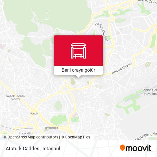 Atatürk Caddesi harita