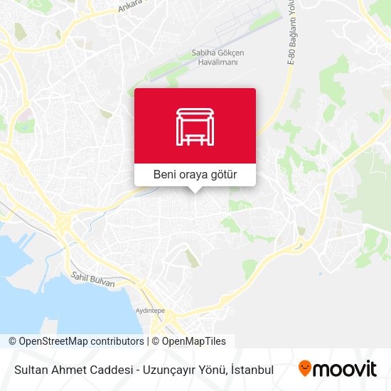Sultan Ahmet Caddesi - Uzunçayır Yönü harita