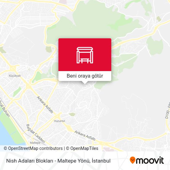 Nish Adaları Blokları - Maltepe Yönü harita