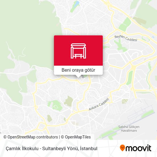Çamlık İlkokulu - Sultanbeyli Yönü harita