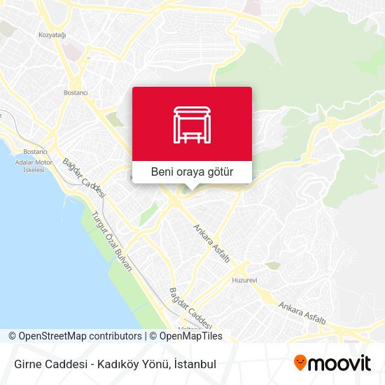 Girne Caddesi - Kadıköy Yönü harita