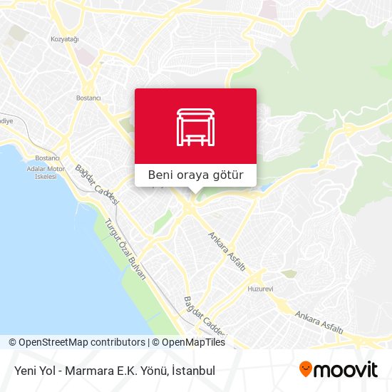 Yeni Yol - Marmara E.K. Yönü harita