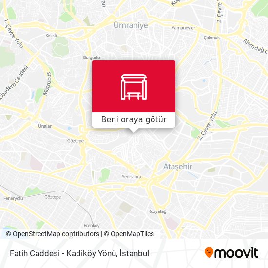 Fatih Caddesi - Kadiköy Yönü harita