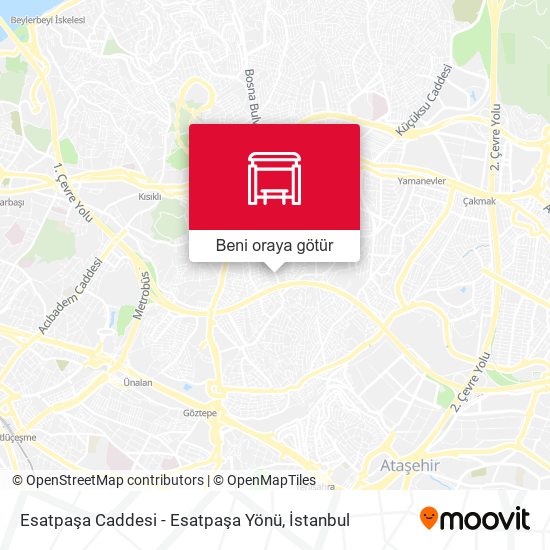 Esatpaşa Caddesi - Esatpaşa Yönü harita
