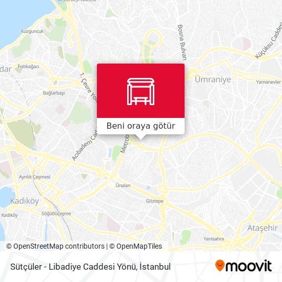 Sütçüler - Libadiye Caddesi Yönü harita