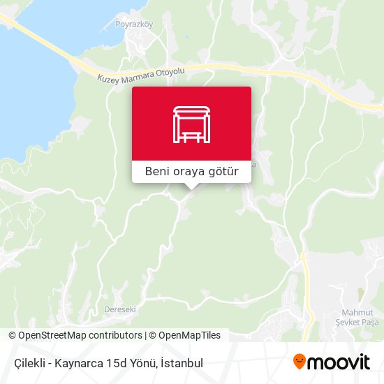 Çilekli - Kaynarca 15d Yönü harita