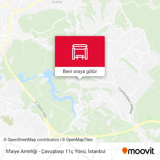 İtfaiye Amirliği - Çavuşbaşı 11ç Yönü harita