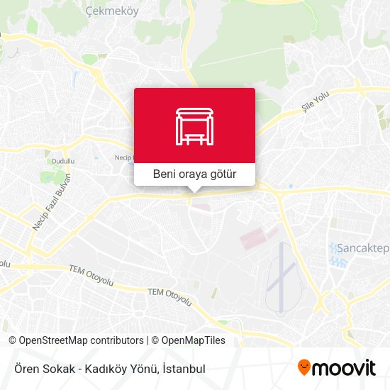 Ören Sokak - Kadıköy Yönü harita