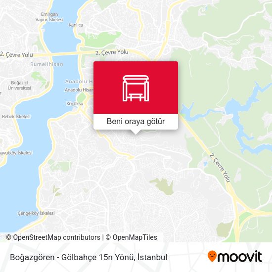 Boğazgören - Gölbahçe 15n Yönü harita