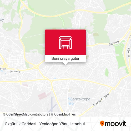 Özgürlük Caddesi - Yenidoğan Yönü harita