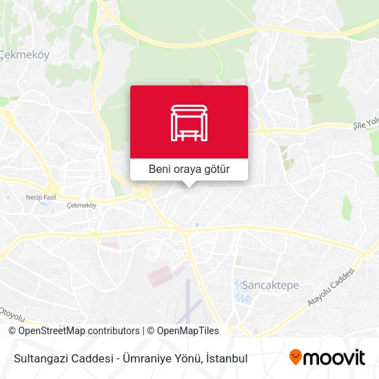 Sultangazi Caddesi - Ümraniye Yönü harita