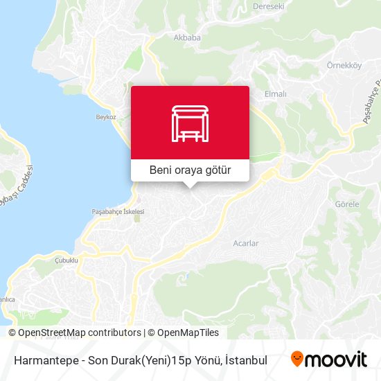 Harmantepe - Son Durak(Yeni)15p Yönü harita