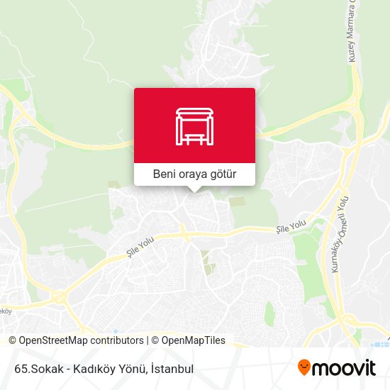 65.Sokak - Kadıköy Yönü harita
