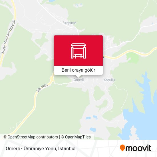 Ömerli - Ümraniye Yönü harita