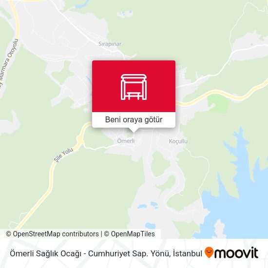 Ömerli Sağlık Ocağı - Cumhuriyet Sap. Yönü harita