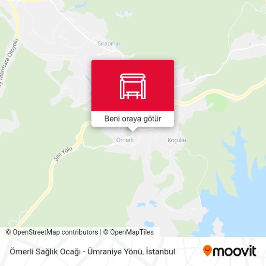 Ömerli Sağlık Ocağı - Ümraniye Yönü harita