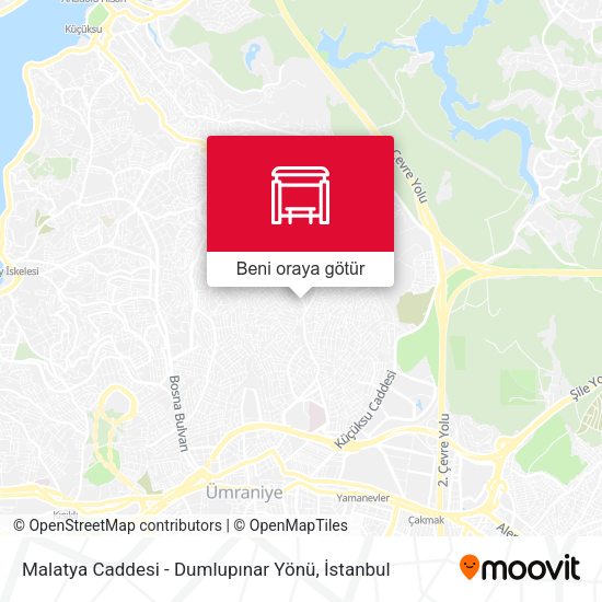 Malatya Caddesi - Dumlupınar Yönü harita