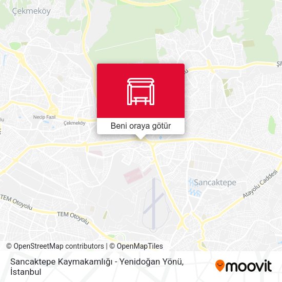 Sancaktepe Kaymakamlığı - Yenidoğan Yönü harita