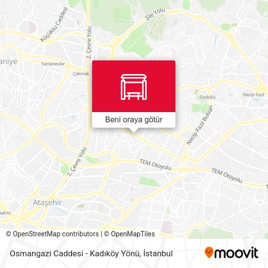Osmangazi Caddesi - Kadıköy Yönü harita