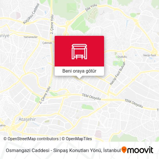 Osmangazi Caddesi - Sinpaş Konutları Yönü harita