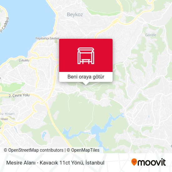 Mesire Alanı - Kavacık 11ct Yönü harita