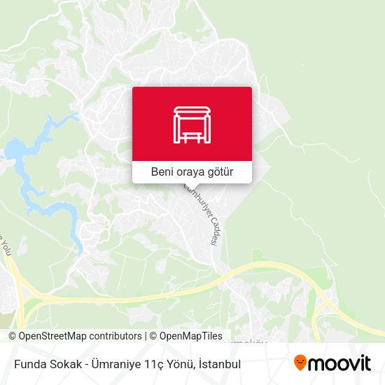 Funda Sokak - Ümraniye 11ç Yönü harita
