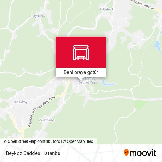 Beykoz Caddesi harita