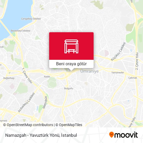 Namazgah - Yavuztürk Yönü harita