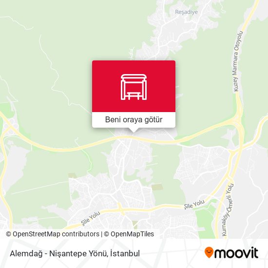 Alemdağ - Nişantepe Yönü harita