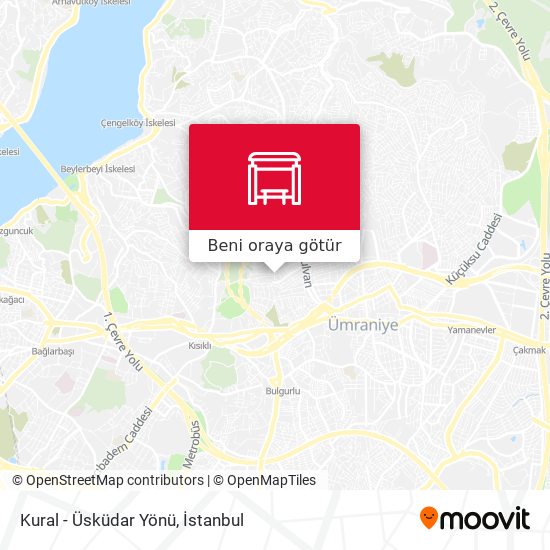 Kural - Üsküdar Yönü harita