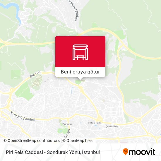 Piri Reis Caddesi - Sondurak Yönü harita